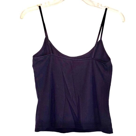Banana Republic Cropped Camisole Top with Shelf Bra in Purple Women’s M - Picture 3 of 8